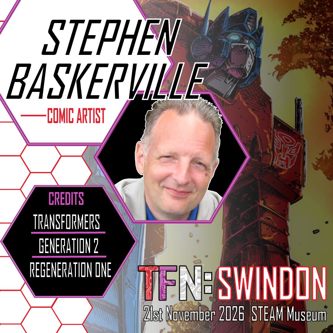 A graphic banner announcing Stephen Baskerville's appearance at TFN: Swindon
