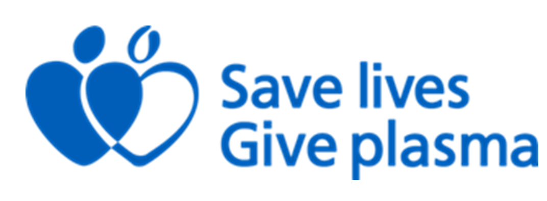An image used by the NHS which reads: Save lives, Give plasma